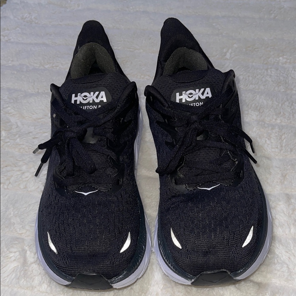 Hoka Clifton 8 Black Running Shoes